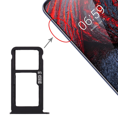 Tiroir Carte SIM + Tiroir Carte SIM / Tiroir Carte Micro SD pour Nokia X6 (2018) / TA-1099 / 6.1 Plus