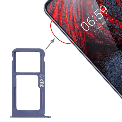 Tiroir Carte SIM + Tiroir Carte SIM / Tiroir Carte Micro SD pour Nokia X6 (2018) / TA-1099 / 6.1 Plus
