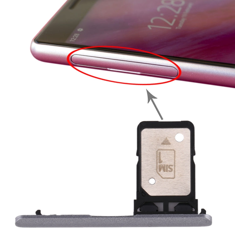 Tiroir pour carte SIM unique d'origine pour Sony Xperia 10