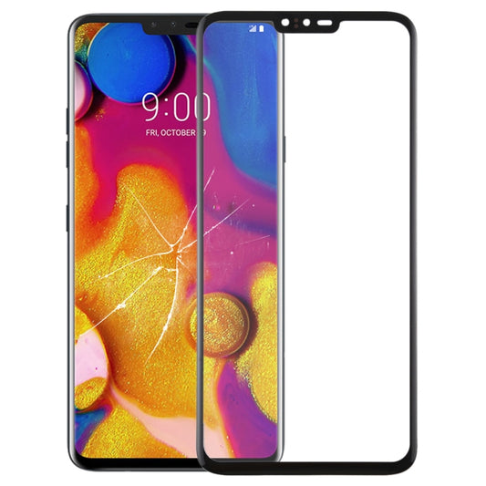 Lentille extérieure en verre de l'écran avant pour LG V40 ThinQ