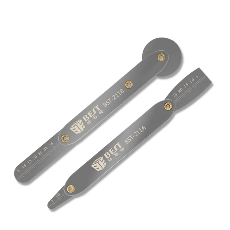 Meilleur BST-211A/B outil universel d'ouverture de réparation de téléphone portable, démontage du métal, pied-de-biche, ensemble d'outils de levier en acier métallique