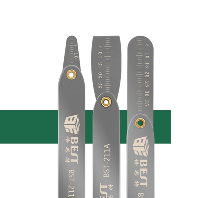 Meilleur BST-211A/B outil universel d'ouverture de réparation de téléphone portable, démontage du métal, pied-de-biche, ensemble d'outils de levier en acier métallique