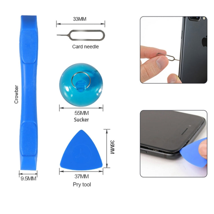 BEST BST-500 12 en 1 Kit d'outils de démontage rapide multifonctionnel et pratique pour iPhone