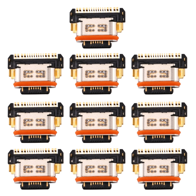 Pour Vivo X27 / X27 Pro 10pcs connecteur de port de charge