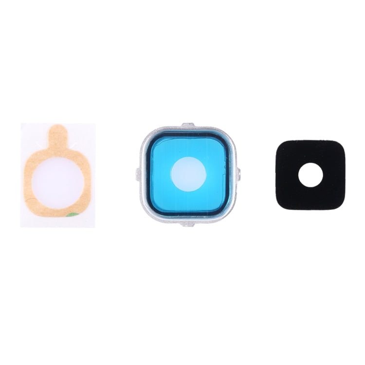 Pour Galaxy Alpha / G850, 10 pièces, lunette de caméra arrière et couvercle d'objectif avec autocollant