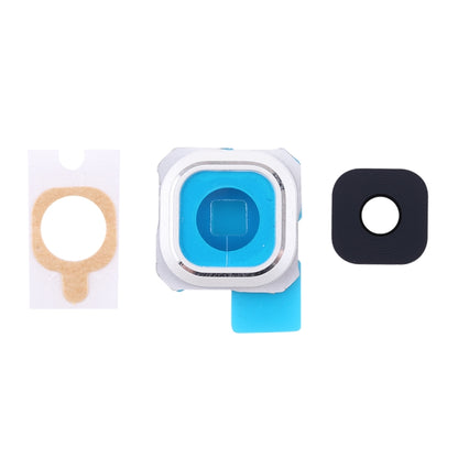Pour Galaxy S6 Edge +/G9280, 10 pièces, lunette de caméra arrière et couvercle d'objectif avec autocollant