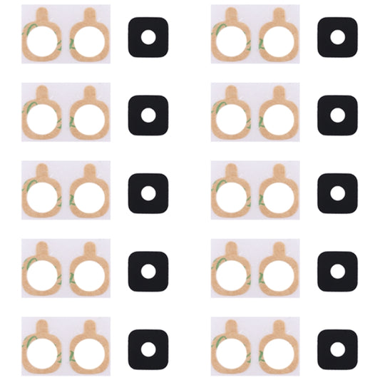 Pour Galaxy A5 (2018) / A8 (2018) / A530 10 pièces couvercle d'objectif de caméra arrière avec autocollant