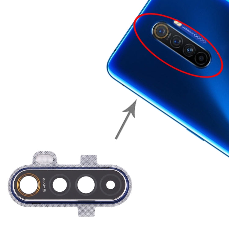 Pour couvercle d'objectif de caméra OPPO Realme X2 Pro, For OPPO Realme X2 Pro(Blue), For OPPO Realme X2 Pro
