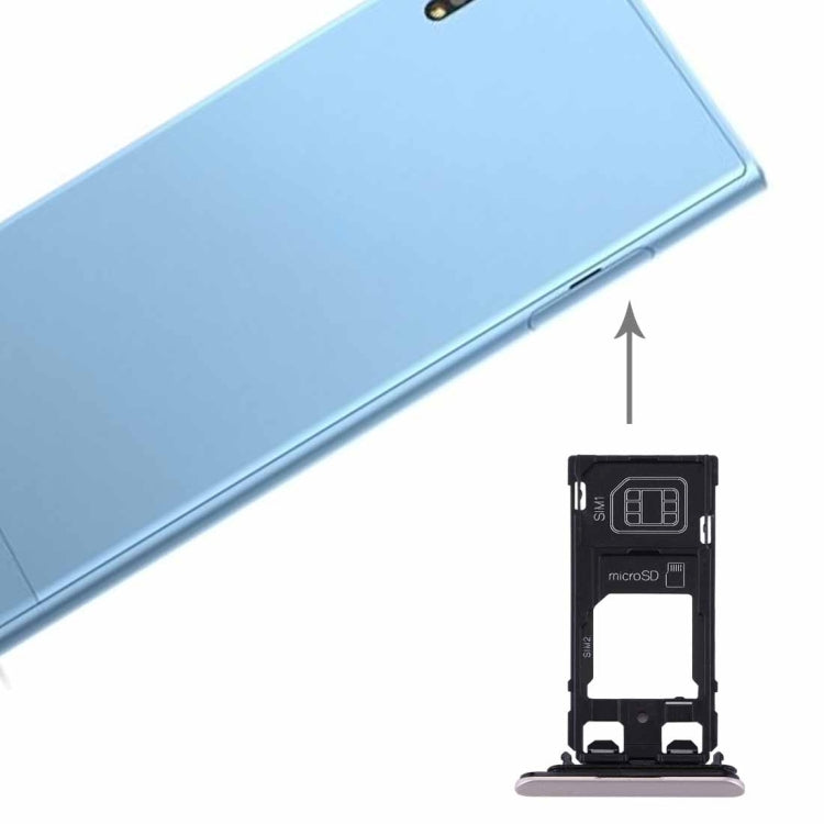 Pour Sony Xperia XZs (version double SIM) Plateau pour carte SIM et Micro SD/SIM