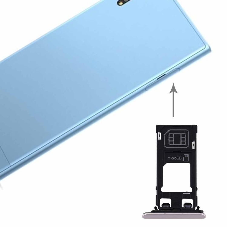 Pour Sony Xperia XZs (version SIM unique) Plateau pour carte SIM et Micro SD