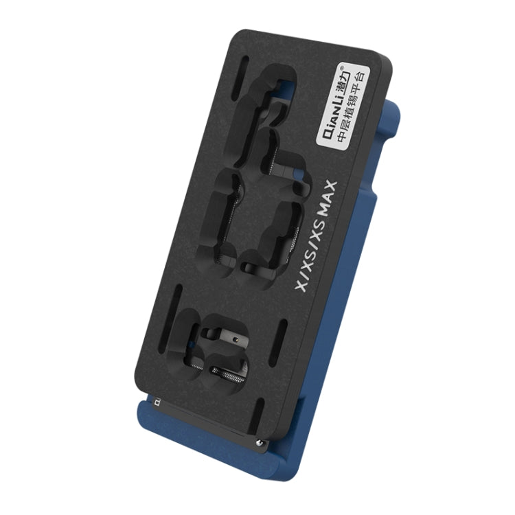 Plate-forme de pochoir de reballage Qianli BGA pour iPhone X / XS / XS Max