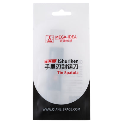 Qianli iShuriken T0.2mm pâte à souder raclage couteau en étain bouche plate résistante à l'usure
