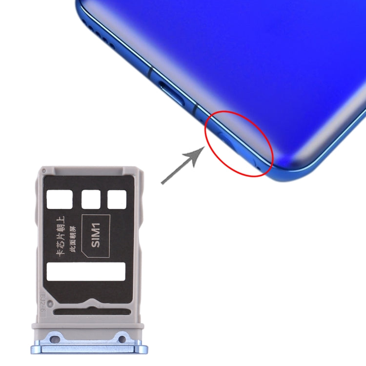 Tiroir Carte SIM + Tiroir Carte SIM pour Huawei Honor V30 Pro / Honor V30, For Huawei Honor V30 Pro