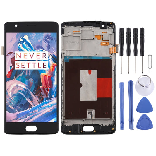 Pour OnePlus 3 / 3T A3000 A3010 TFT matériel écran LCD et numériseur assemblage complet avec cadre
