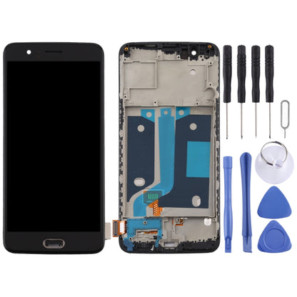 Pour OnePlus 5 A5000 TFT matériel écran LCD et numériseur assemblage complet avec cadre