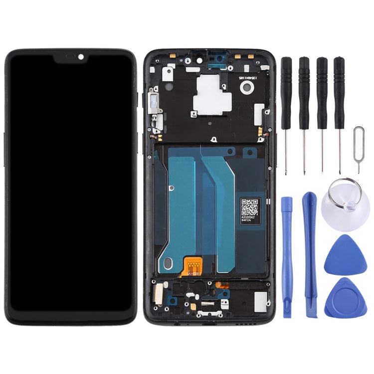 Pour OnePlus 6 A6000 TFT matériel écran LCD et numériseur assemblage complet avec cadre