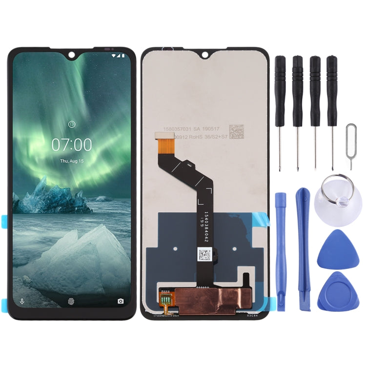 Ensemble complet d'écran LCD et de numériseur pour Nokia 7.2 / 6.2 / TA-1193 / TA-1178 / TA-1196 / TA-1181