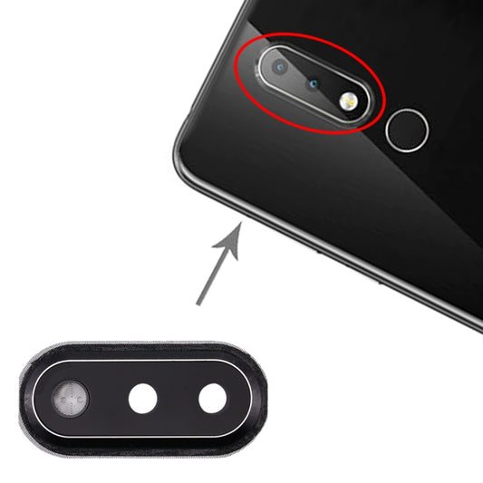 Cache objectif d'appareil photo pour Nokia X6