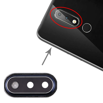 Cache objectif d'appareil photo pour Nokia X6