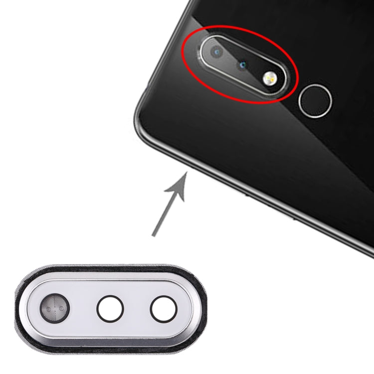 Cache objectif d'appareil photo pour Nokia X6