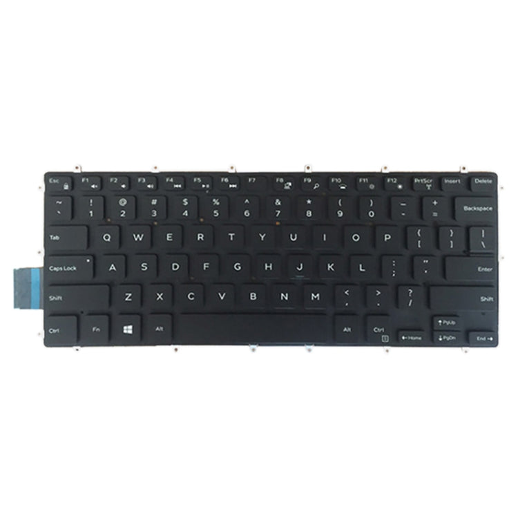 Clavier version américaine avec rétroéclairage du clavier pour DELL Inspiron 13 5368 5378 5578 7368 7378