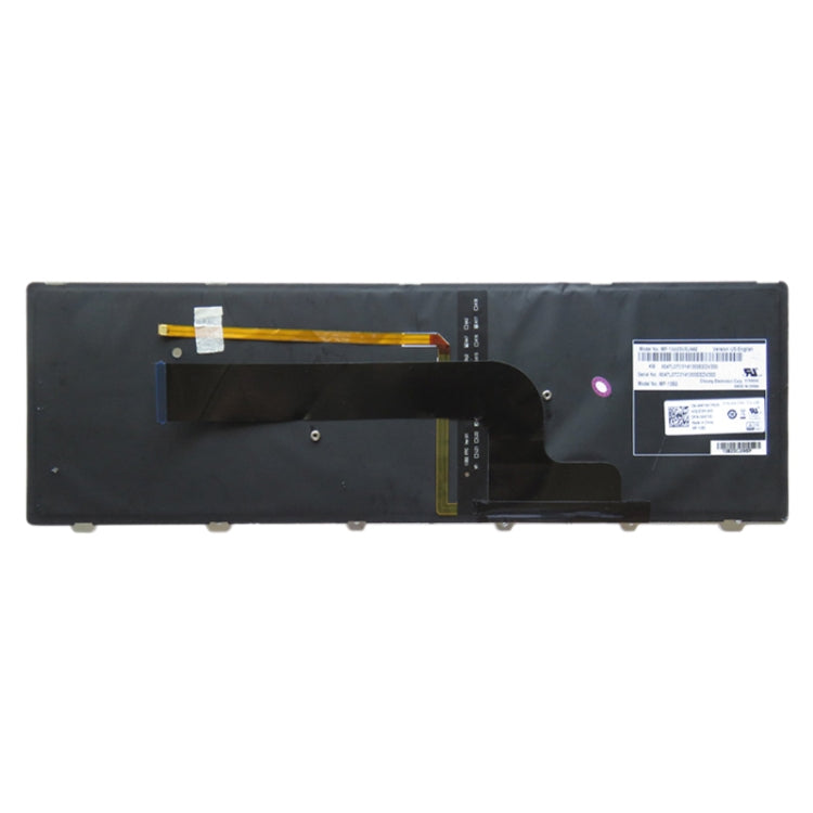 Clavier version américaine avec rétroéclairage du clavier pour DELL Inspiron 15 7000 Series 7537 P36F