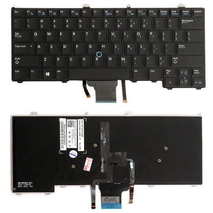 Clavier Version américaine avec rétroéclairage du clavier, pour DELL latitude 12 7000 E7240 E7440 E7420