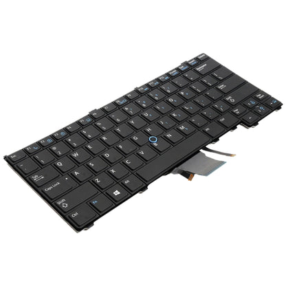 Clavier Version américaine avec rétroéclairage du clavier, pour DELL latitude 12 7000 E7240 E7440 E7420