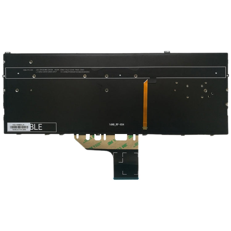 Clavier version américaine avec rétroéclairage du clavier pour HP Spectre x360 série 13-w 13-w013dx 13-w014dx 13-w023dx 13-w063nr 13-W010CA 13-W020CA, For HP Spectre x360 (US)