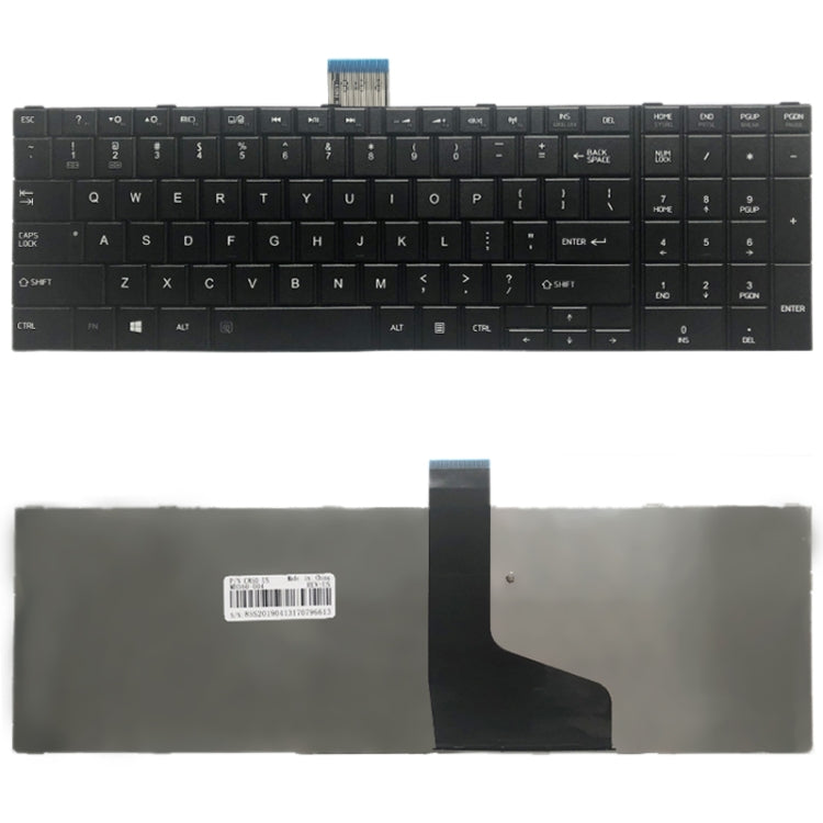Clavier Version américaine pour Toshiba Satellite C850 C850D C855 C855D L850 L850D L855 L855D L870 L870D