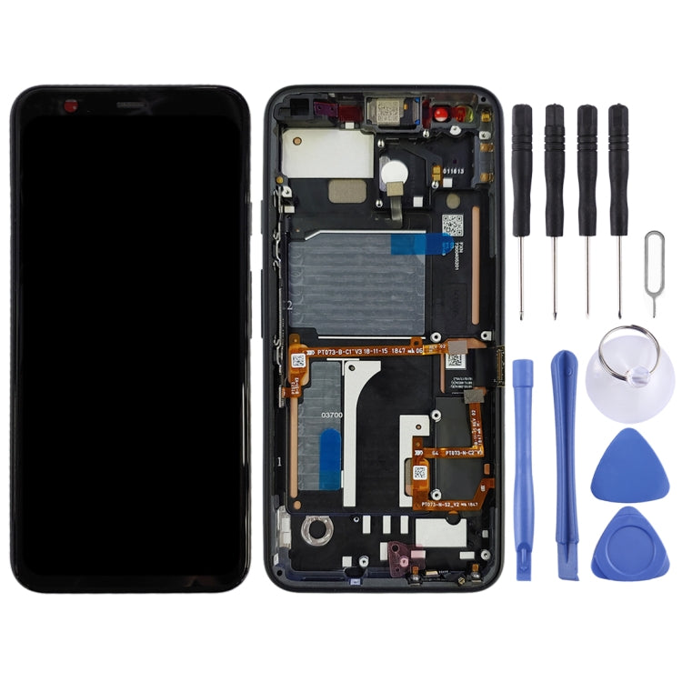 Écran LCD et numériseur complet avec cadre pour Google Pixel 4