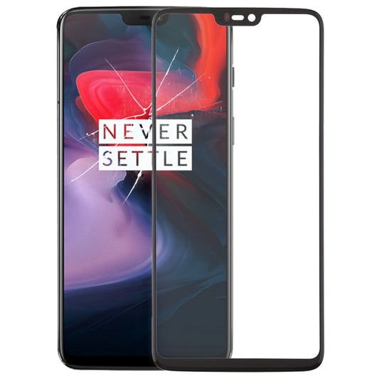 Pour la lentille extérieure en verre de l'écran avant OnePlus 6