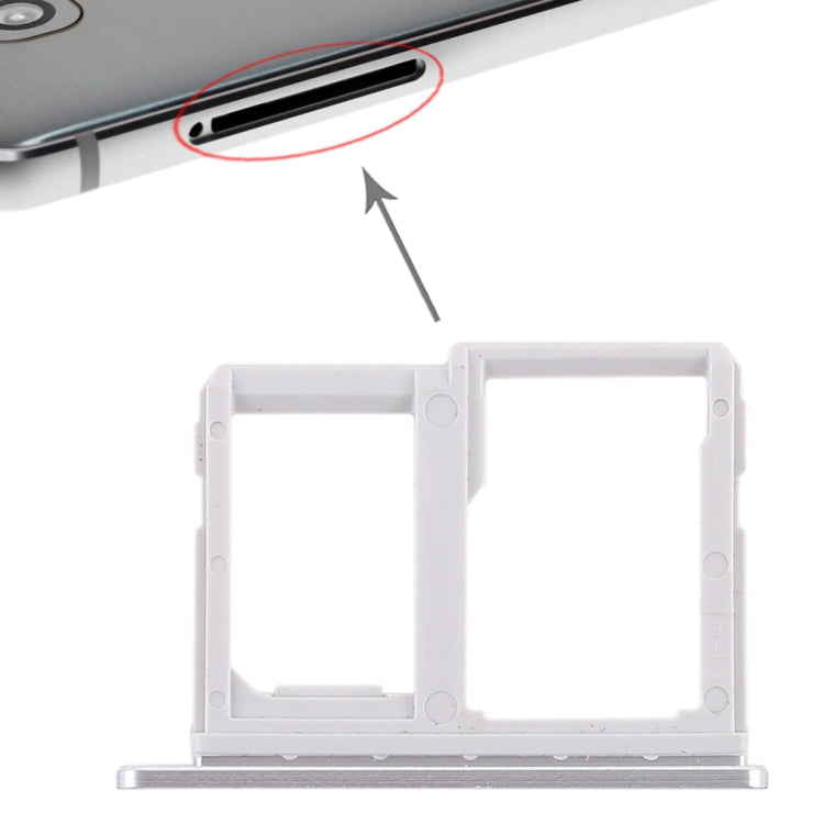 Tiroir Carte SIM + Tiroir Carte Micro SD pour LG Q6 / M700 / M700N / G6 Mini