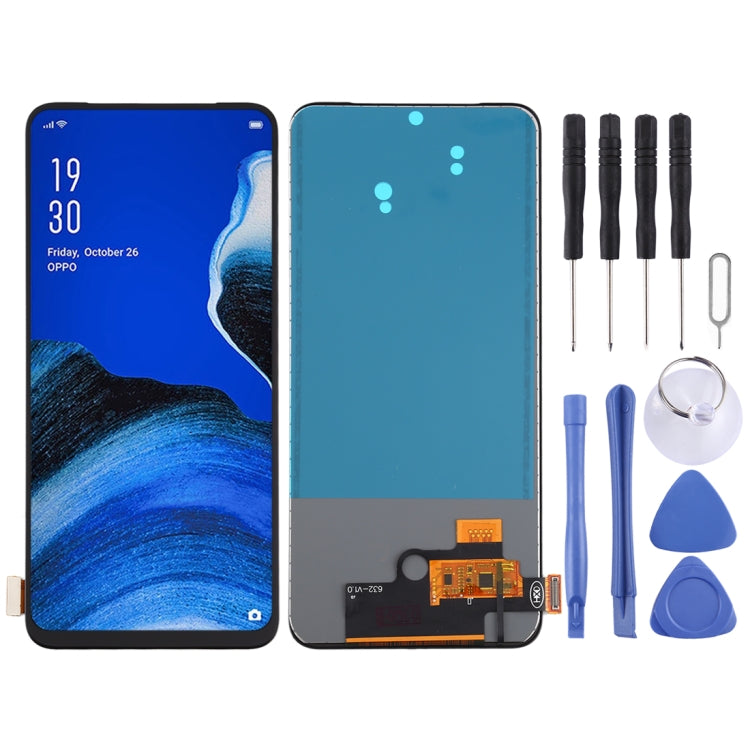 Écran LCD matériel TFT et numériseur assemblage complet (pas d'identification par empreinte digitale) pour OPPO Reno2 Z/Reno2 F/K3/Realme X, For OPPO Reno2 Z(TFT)