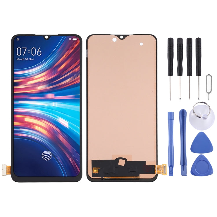 Ensemble complet d'écran LCD et de numériseur en matériau TFT (sans identification par empreinte digitale) pour Vivo Y7s / Y9s / IQOO Neo / Z5 / S1 V1907 (Asie) / V17 Russie (V1945A, V1945T) / V17 Neo Europe