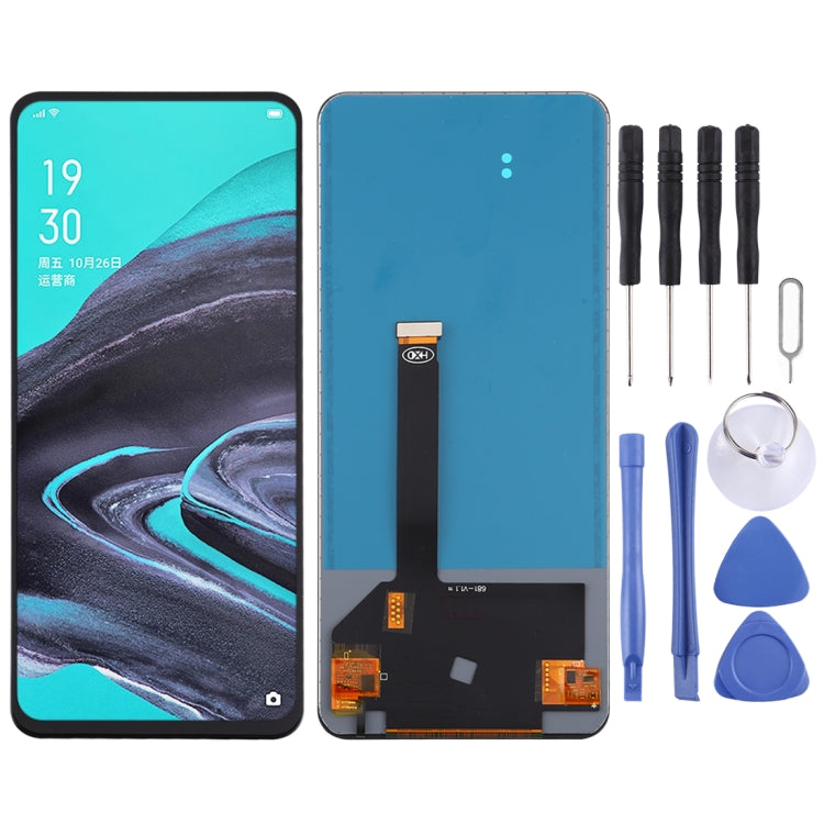 Écran LCD matériel TFT et assemblage complet de numériseur (sans identification par empreinte digitale) pour OPPO Reno2