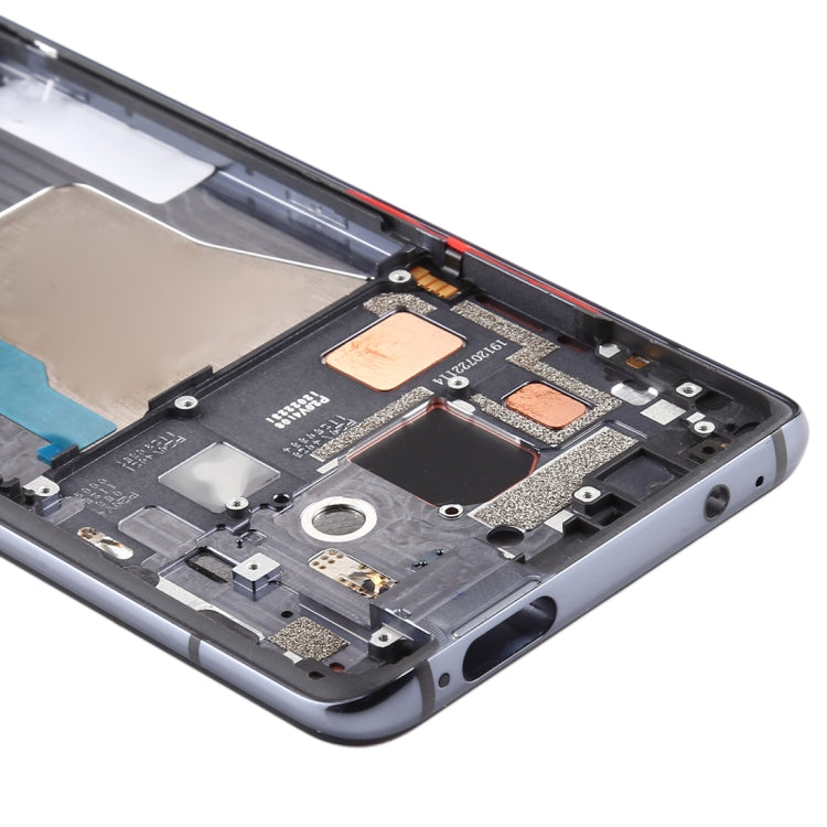 Plaque de lunette de cadre LCD de boîtier avant avec touches latérales pour Xiaomi Redmi K30 Pro