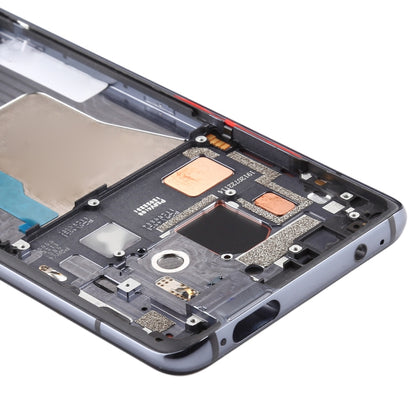Plaque de lunette de cadre LCD de boîtier avant avec touches latérales pour Xiaomi Redmi K30 Pro