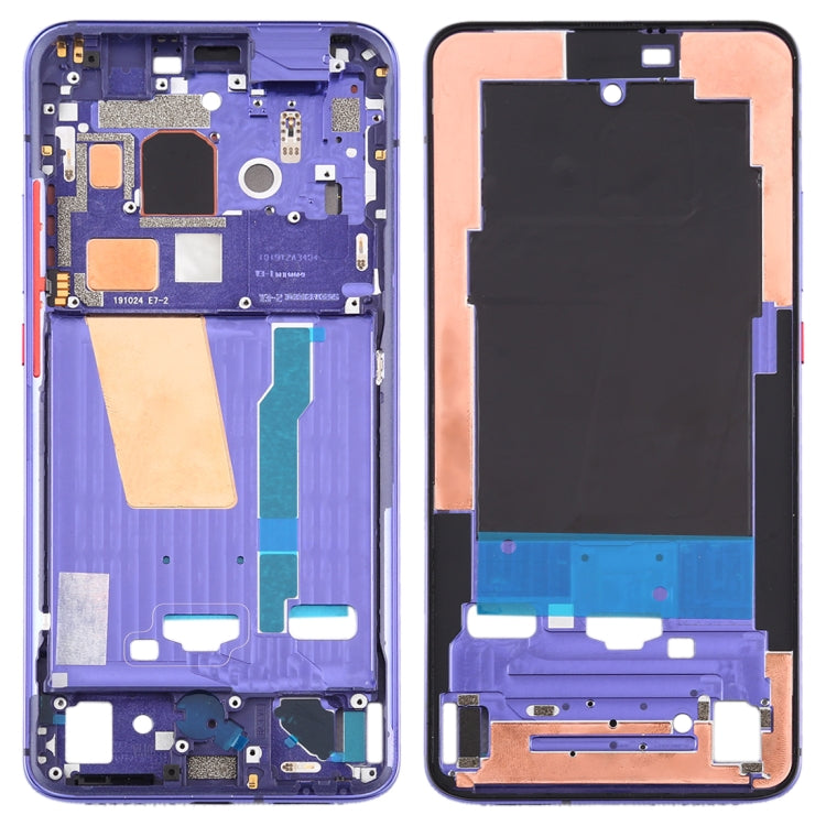 Plaque de lunette de cadre LCD de boîtier avant avec touches latérales pour Xiaomi Redmi K30 Pro