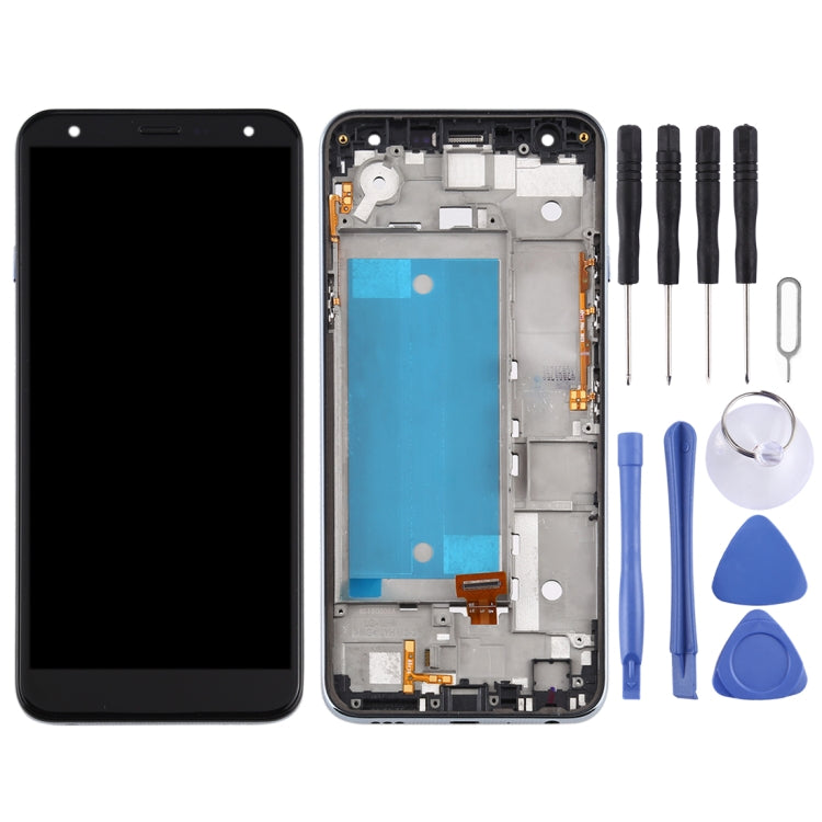 Écran LCD et numériseur complet avec cadre pour LG K40 LMX420 / X4 2019 / K12 Plus, SIM unique