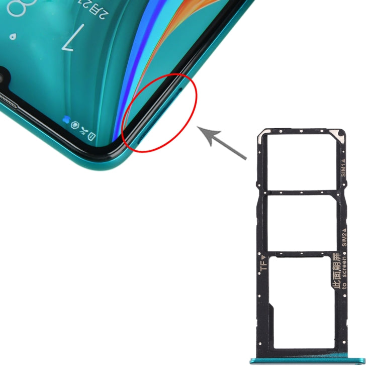 Tiroir Carte SIM + Tiroir Carte SIM + Tiroir Carte Micro SD pour Huawei Enjoy 10e / Honor Play 9A, For Huawei Enjoy 10e