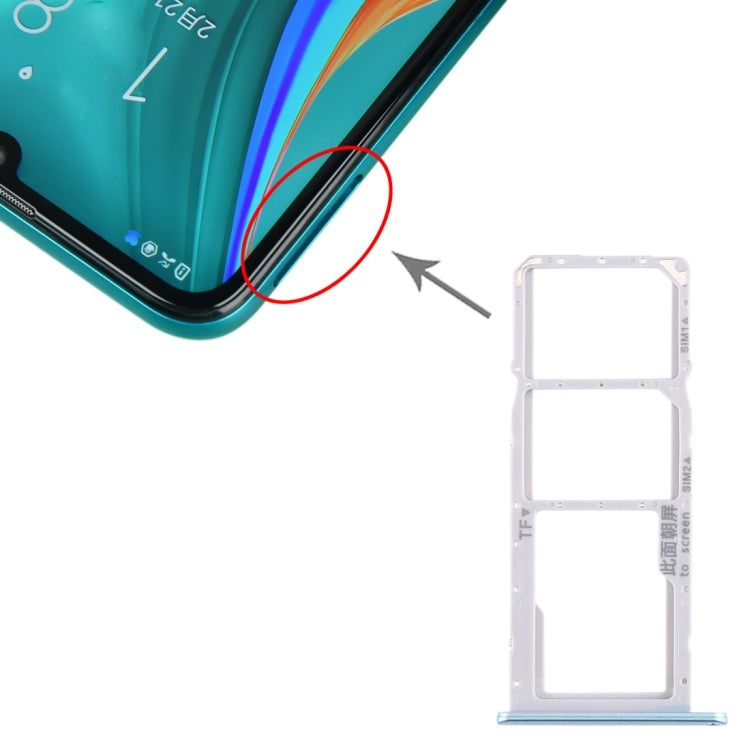 Tiroir Carte SIM + Tiroir Carte SIM + Tiroir Carte Micro SD pour Huawei Enjoy 10e / Honor Play 9A, For Huawei Enjoy 10e