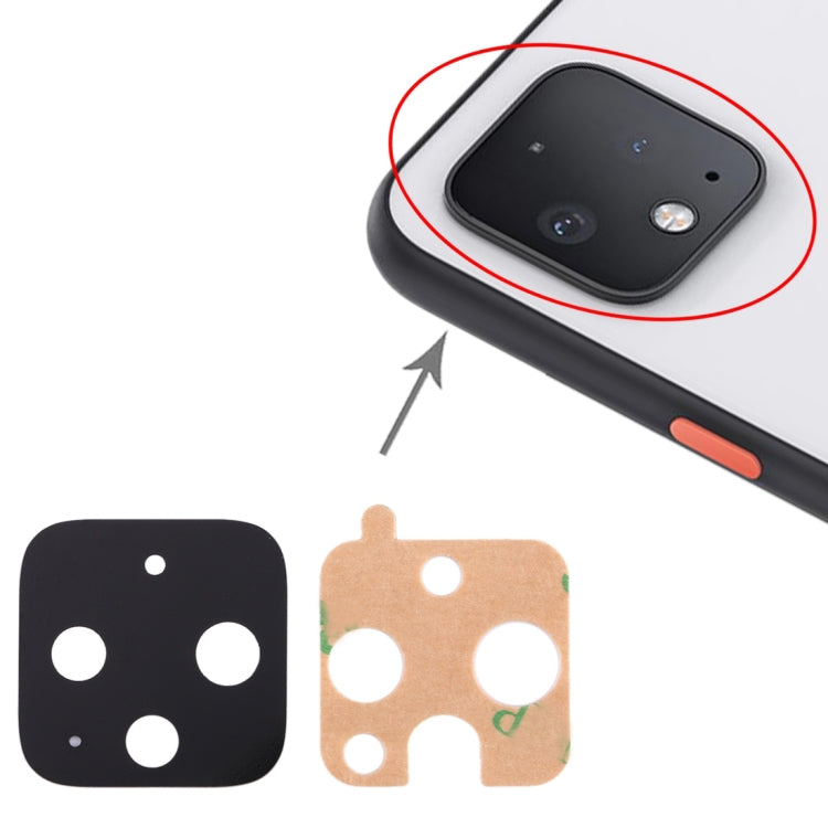 Objectif de caméra arrière 10 PCS pour Google Pixel 4