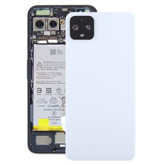 Cache arrière de la batterie avec cache d'objectif d'appareil photo pour Google Pixel 4, For Google Pixel 4