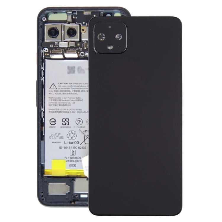 Couvercle arrière de la batterie avec couvercle d'objectif d'appareil photo pour Google Pixel 4XL, For Google Pixel 4XL