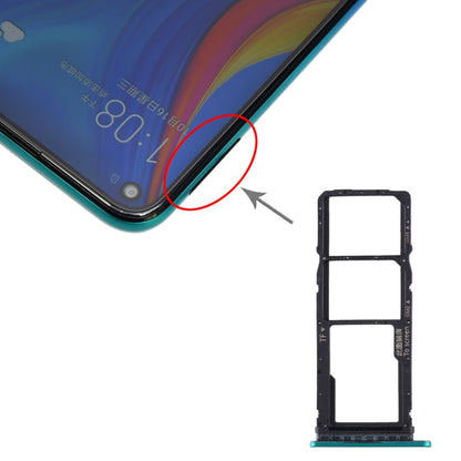 Tiroir Carte SIM + Tiroir Carte SIM + Tiroir Carte Micro SD pour Huawei Enjoy 10 / Honor Play 3, For Huawei Enjoy 10, For Huawei Enjoy 10 (Dark Blue), For Huawei Enjoy 10(Purplish Red)