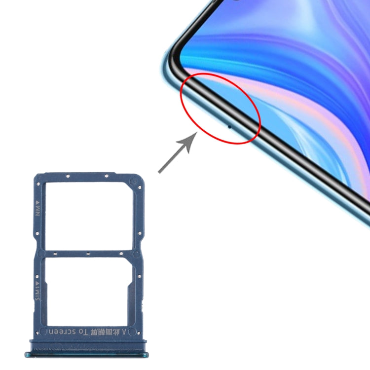 Tiroir Carte SIM + Tiroir Carte NM pour Huawei Enjoy 10s / Honor Play 4T Pro, For Huawei Enjoy 10s