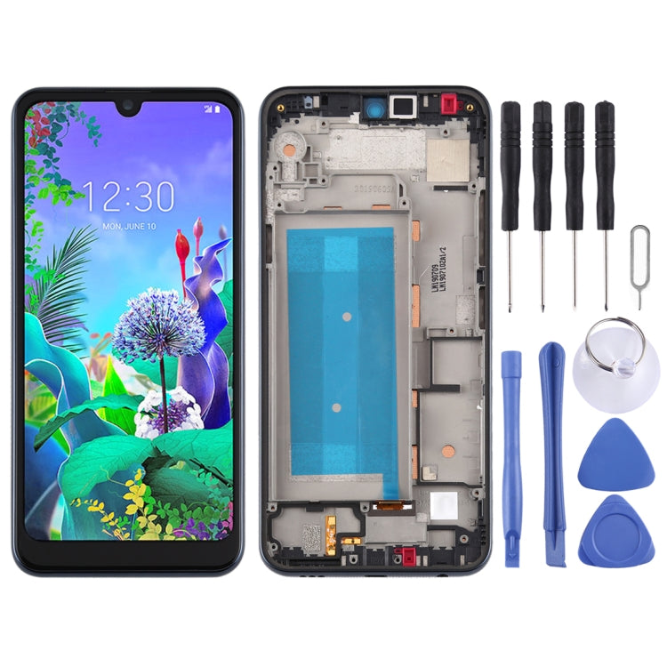Écran LCD et numériseur complet avec cadre pour LG Q60, Double SIM