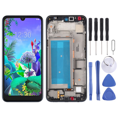 Écran LCD et numériseur complet avec cadre pour LG Q60, Double SIM