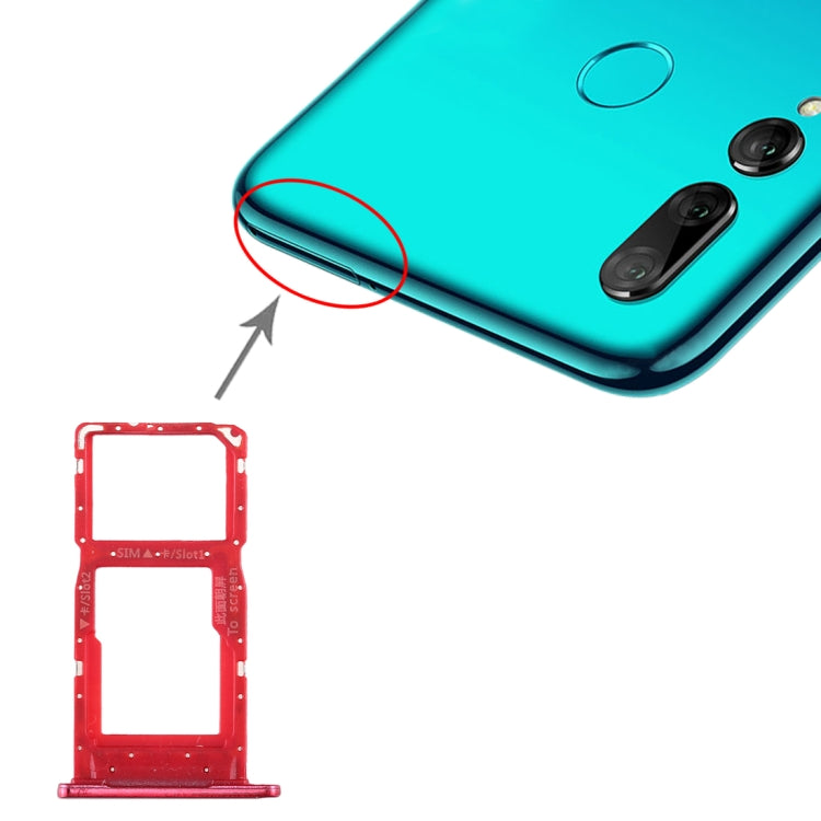 Tiroir Carte SIM + Tiroir Carte SIM / Tiroir Carte Micro SD pour Huawei Enjoy 9s
